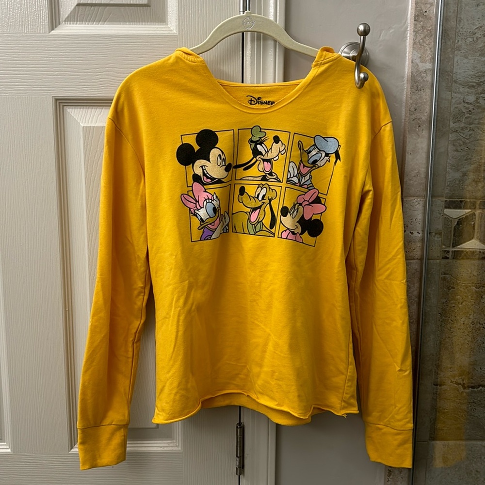 Disney long sleeve hoodie shirt